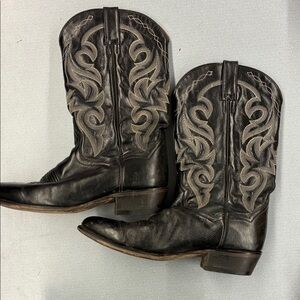 Dan Post Black Boot Sole with Gold Logo